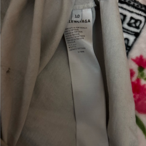 Balenciaga Kids Graphic Tee - Gray/ Colorful - Picture 3 of 4